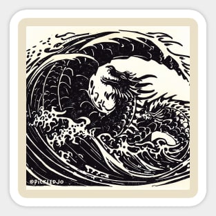 Water Dragon Sticker